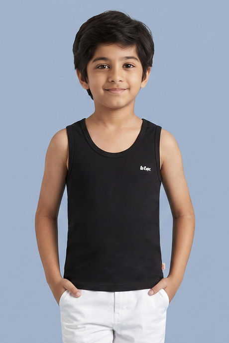 Lee Cooper Boys Solid Vest (Pack of 2) - Multicolor — image 7